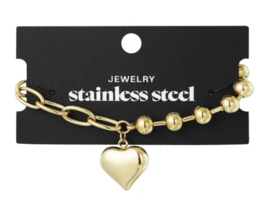 Armband Hart Goud