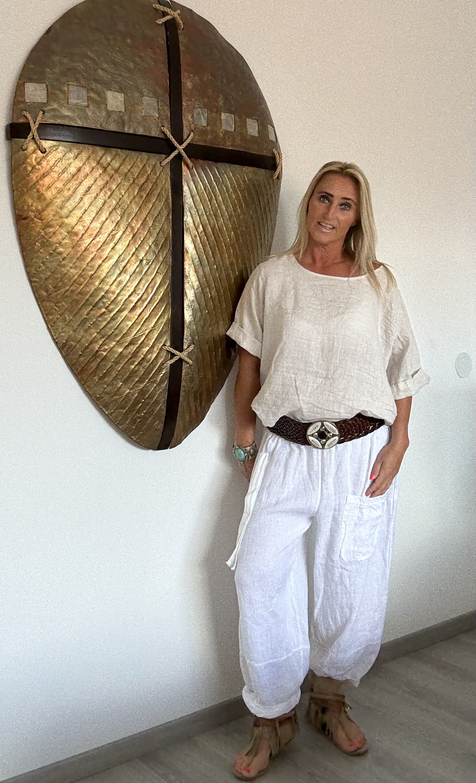 Linnen Broek Sanur Wit