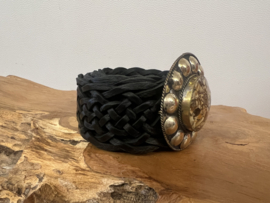Bohemian Leather Belt Zwart Medium 4