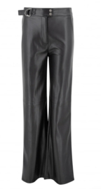 Maud Western Pu Broek Zwart