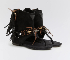 Boho Sandalen Kimnara Zwart
