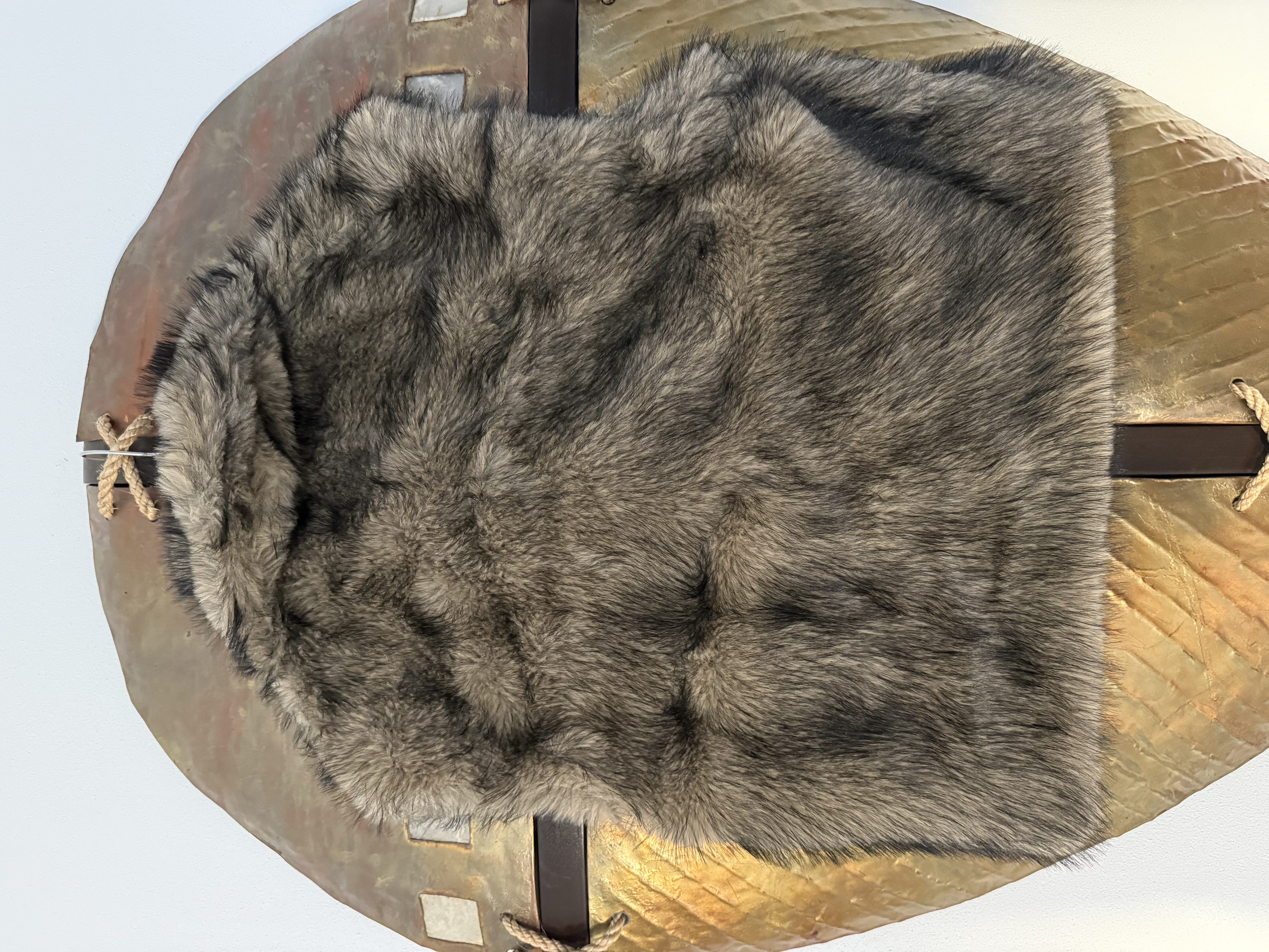 Bodywarmer Fake Fur Bruin/Zwart
