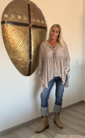 Boho Blouse Oud Roze
