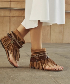 Bohemian Sandalen Eivissa Camel