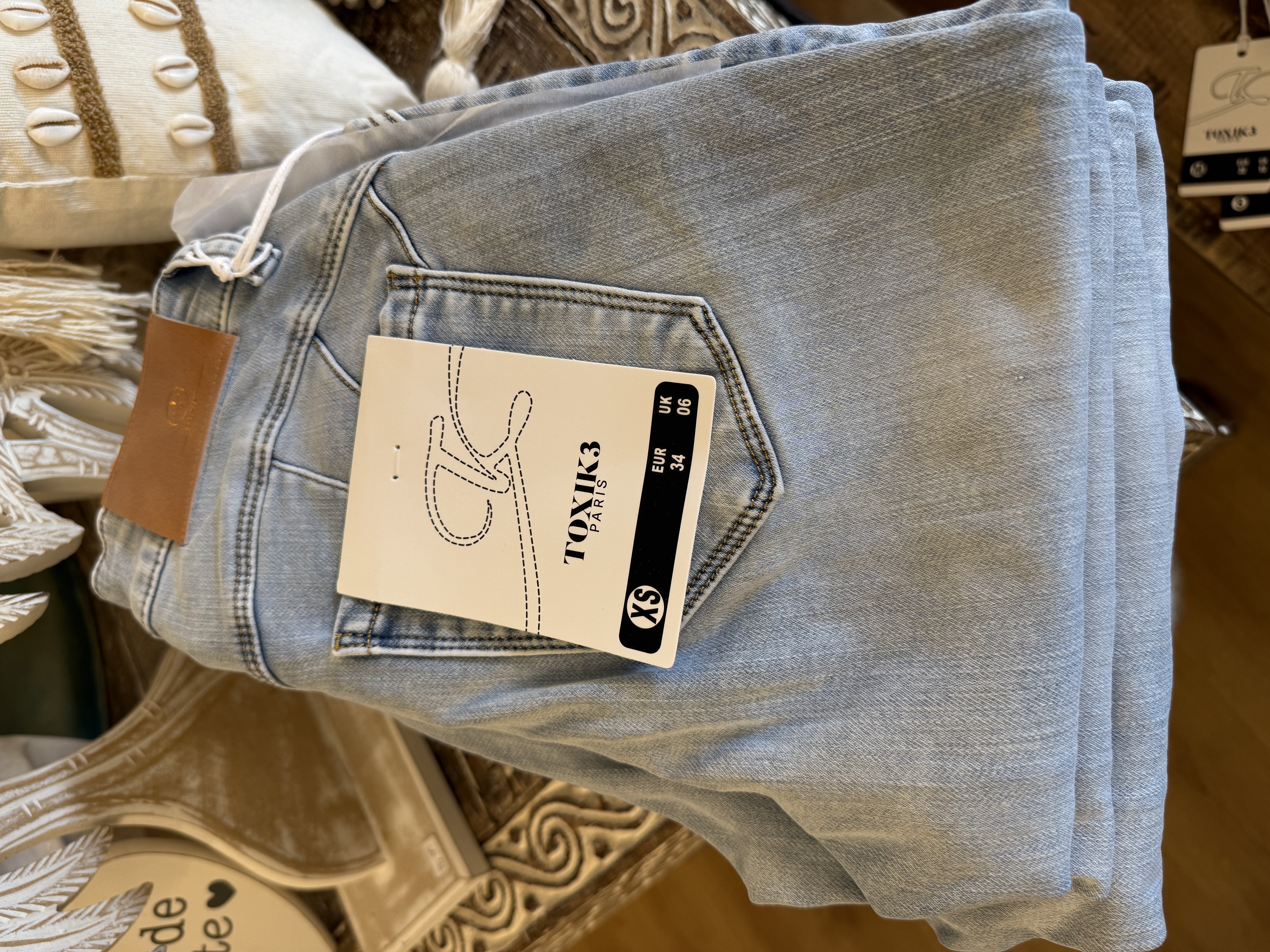Toxik Skinny Jeans L21164-16 Licht Blauw