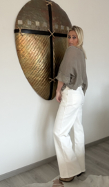 Jeans Jewelly A-symetrisch Wide Leg Wit