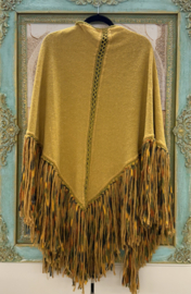 Omslagdoek/Sjaal Pelush Oker Geel Handmade