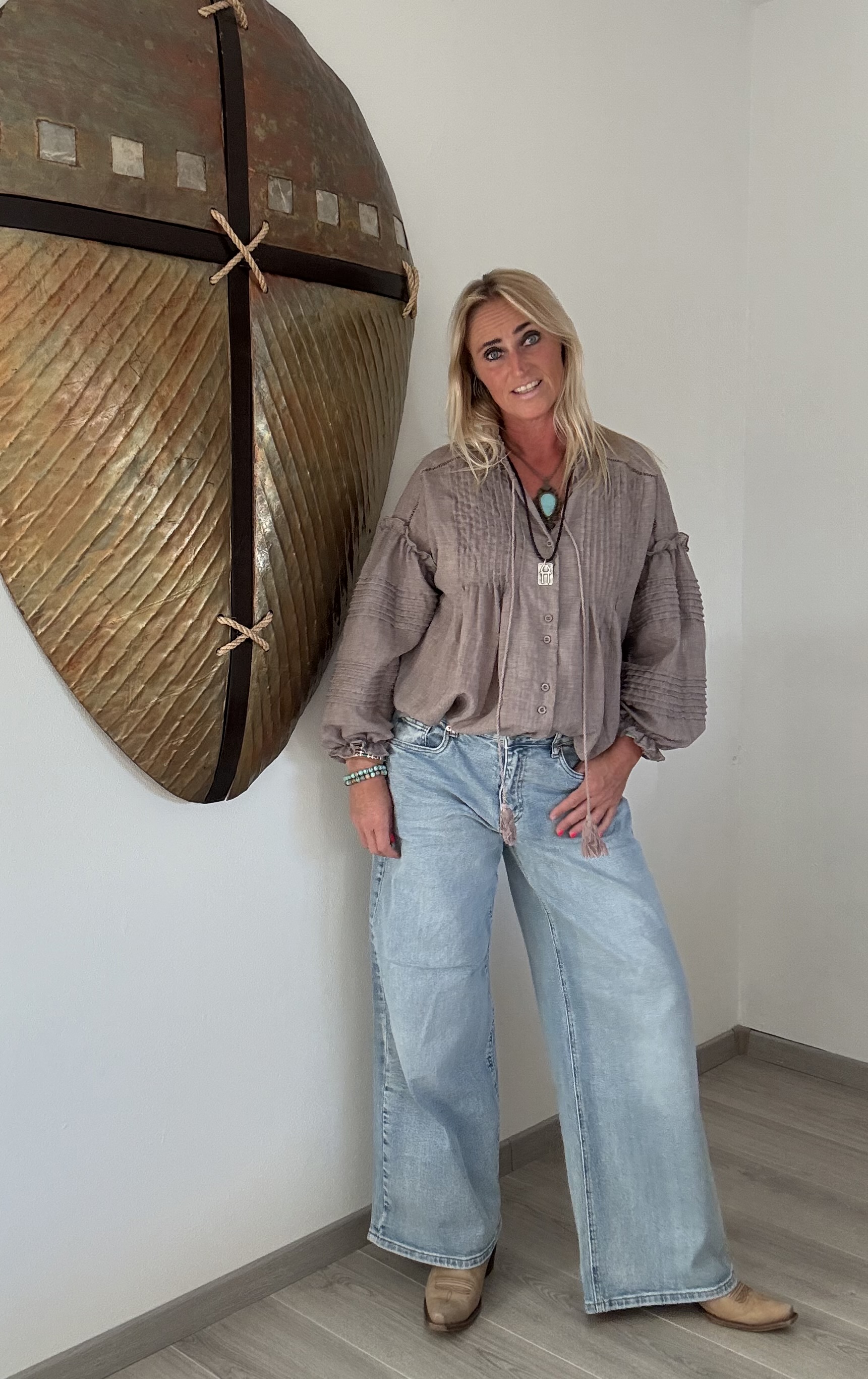 Boho Blouse Purple