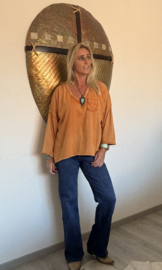 Shirt Meave Brick/Oranje