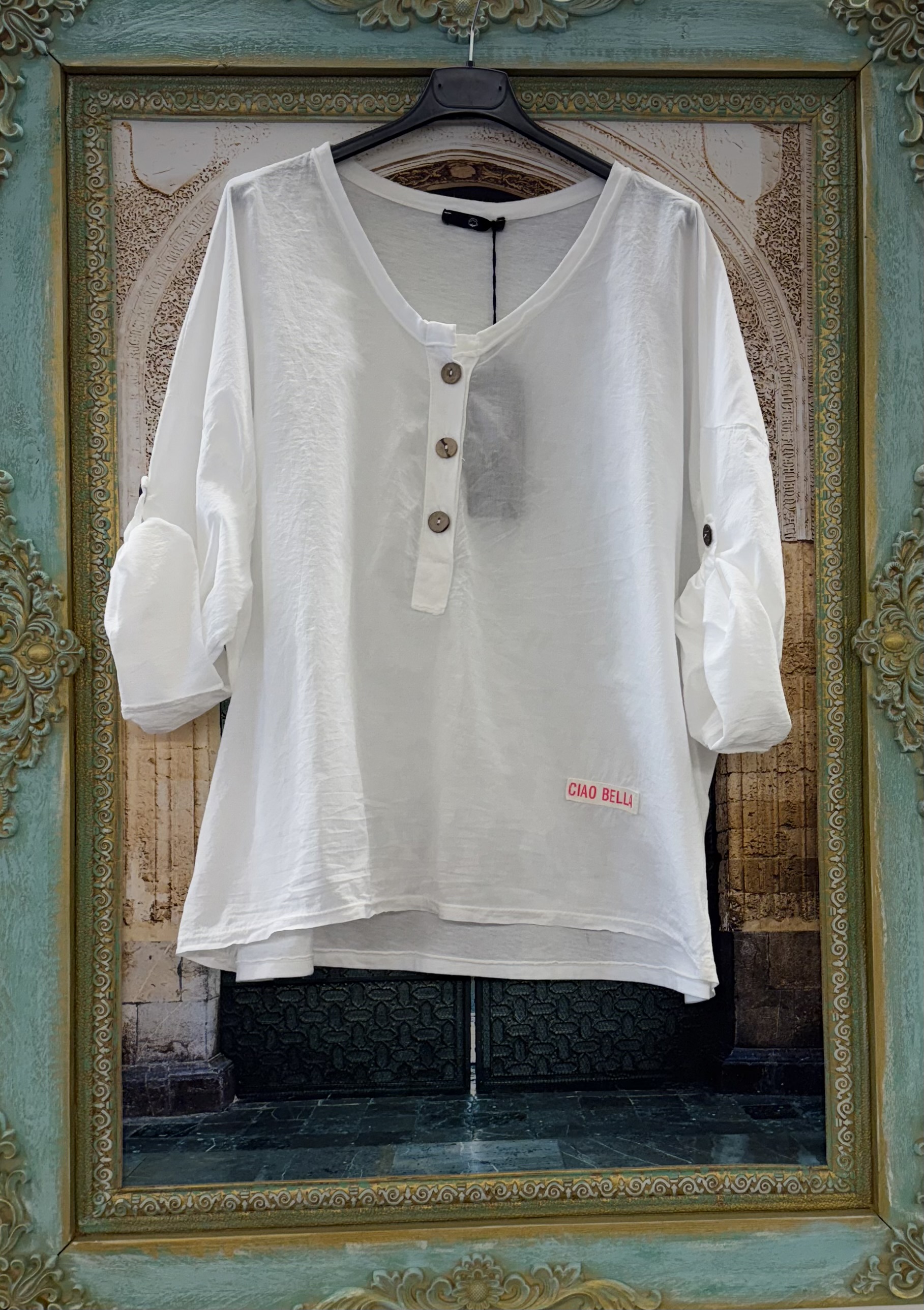 Shirt Ciao Bella Wit