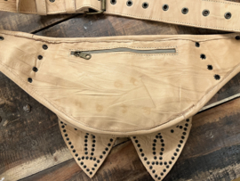 Heup/Crossover Tas Miguel Licht Cognac Leer