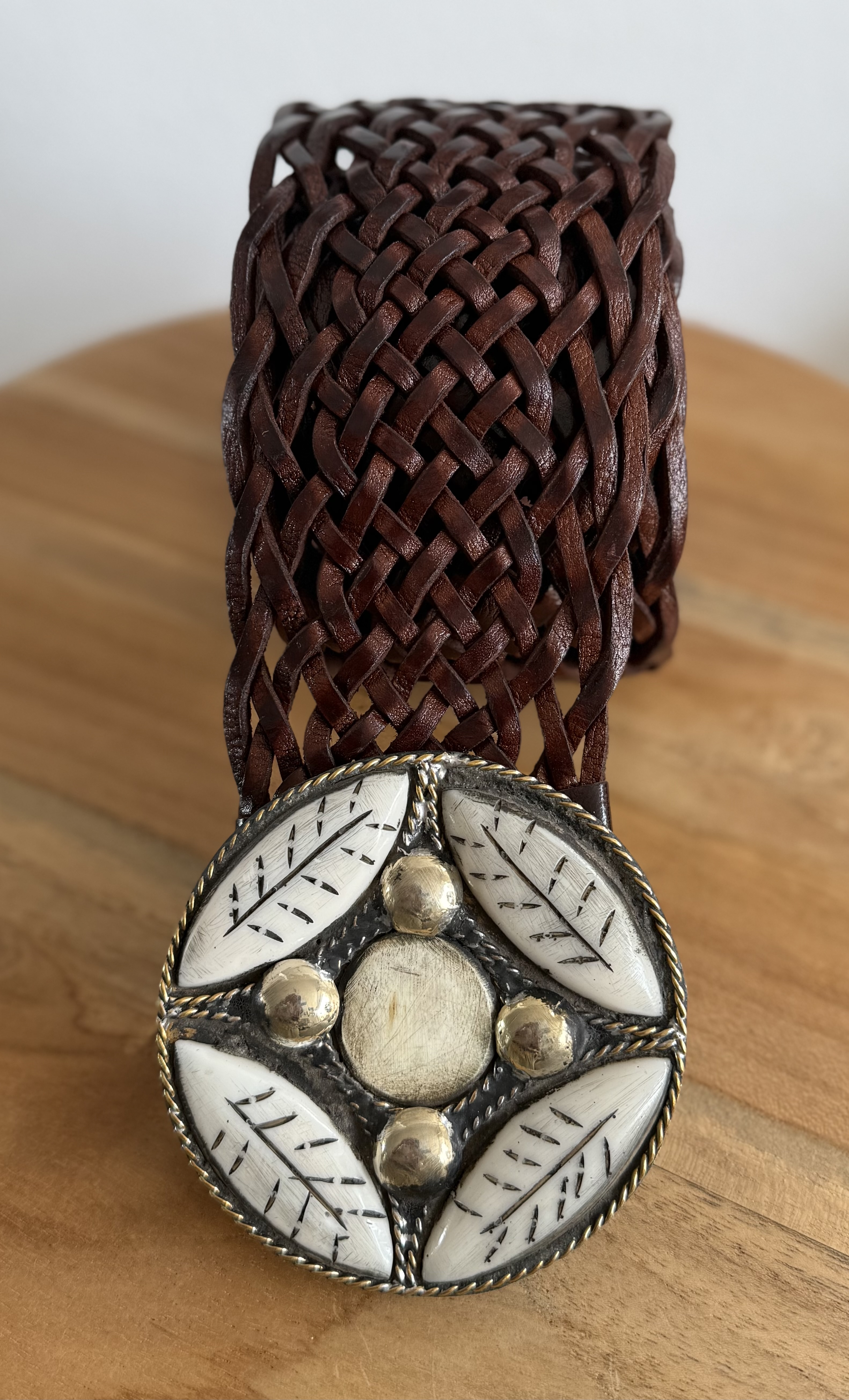 Bohemian Leather Belt Bruin Breed