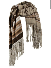 Sjaal Indian Naturel