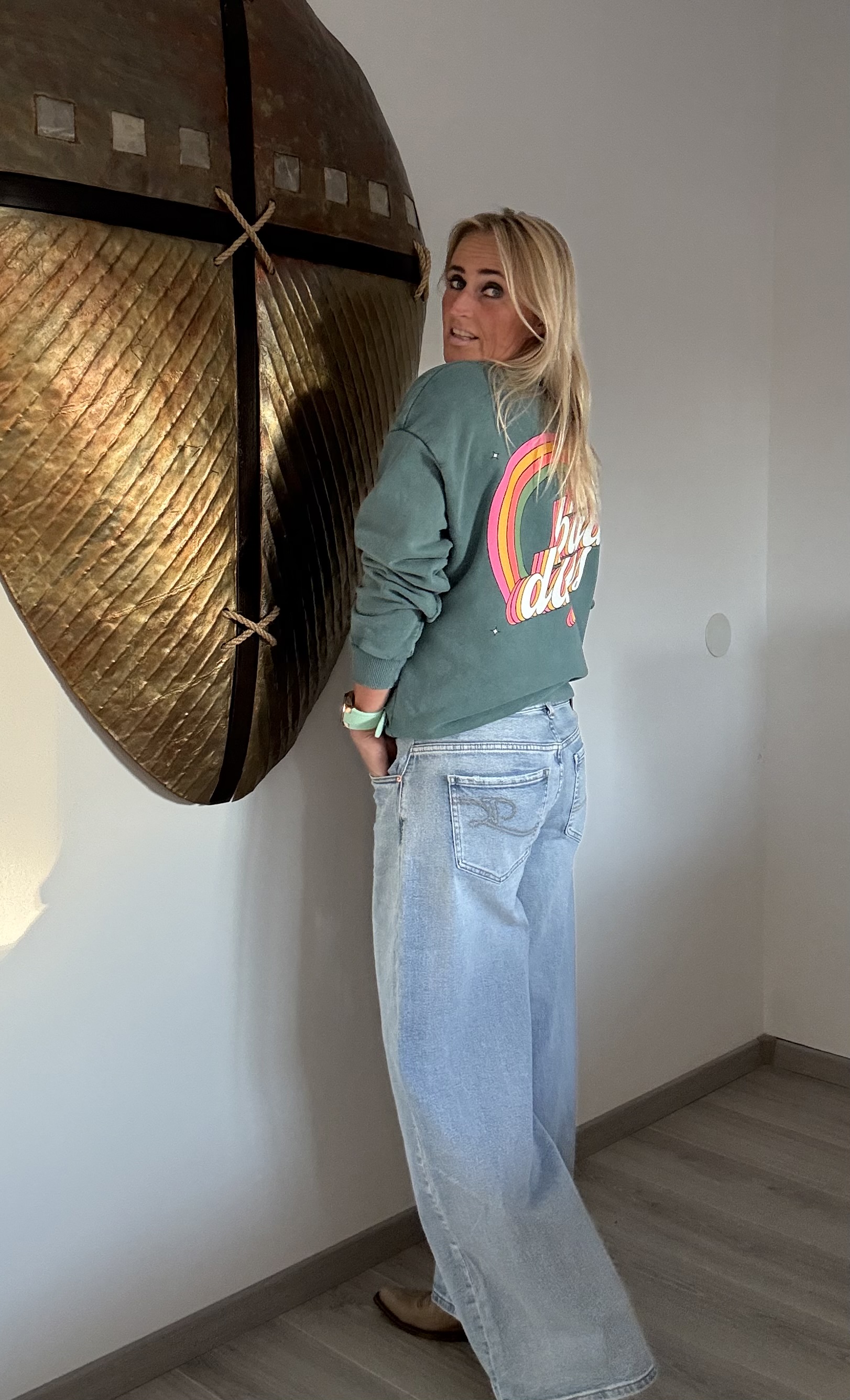 Trui No Bad Days Groen