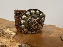 Bohemian Leather Belt Cognac Breed 1