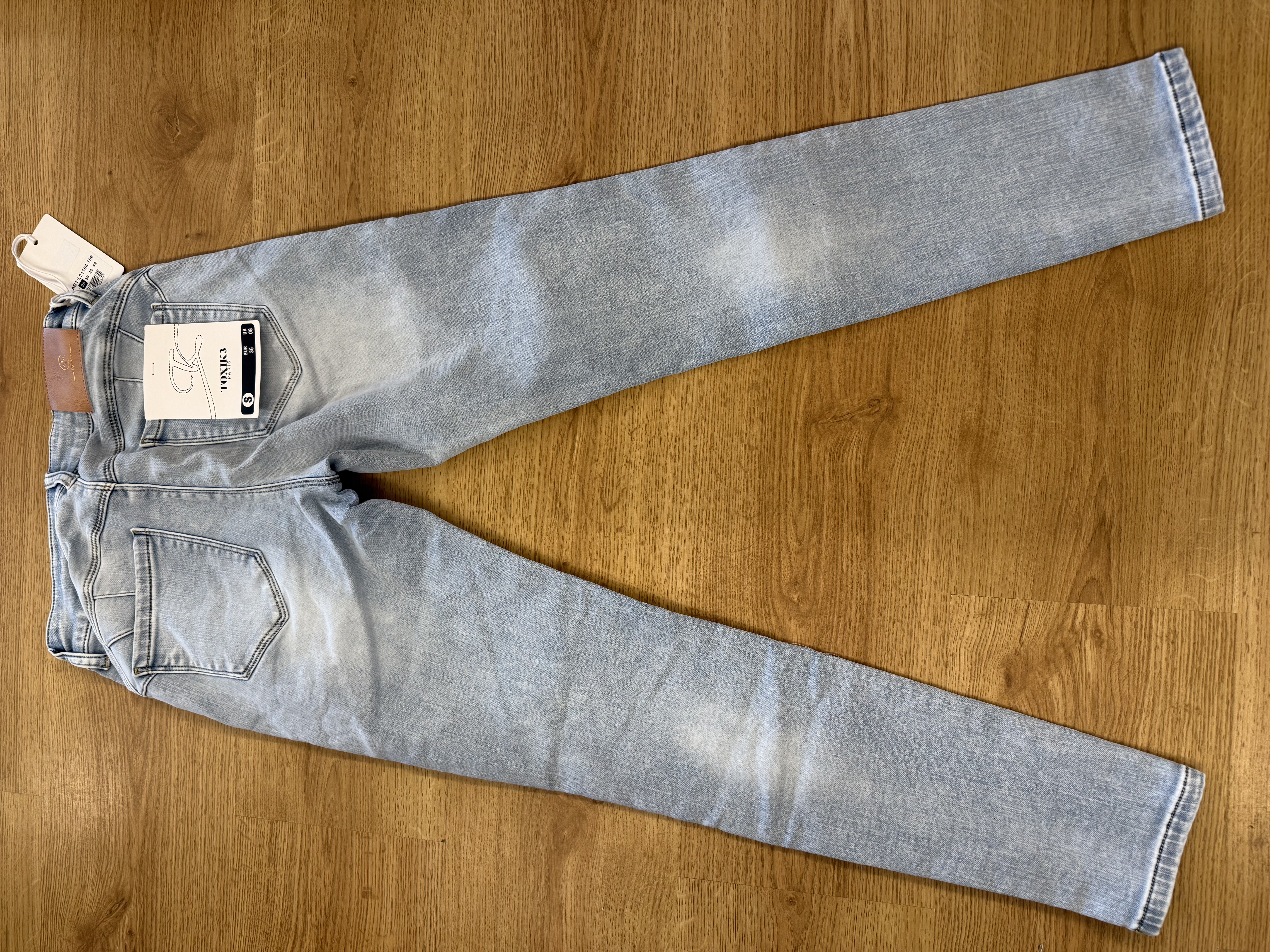 Toxik Skinny Jeans L21164-16 Licht Blauw