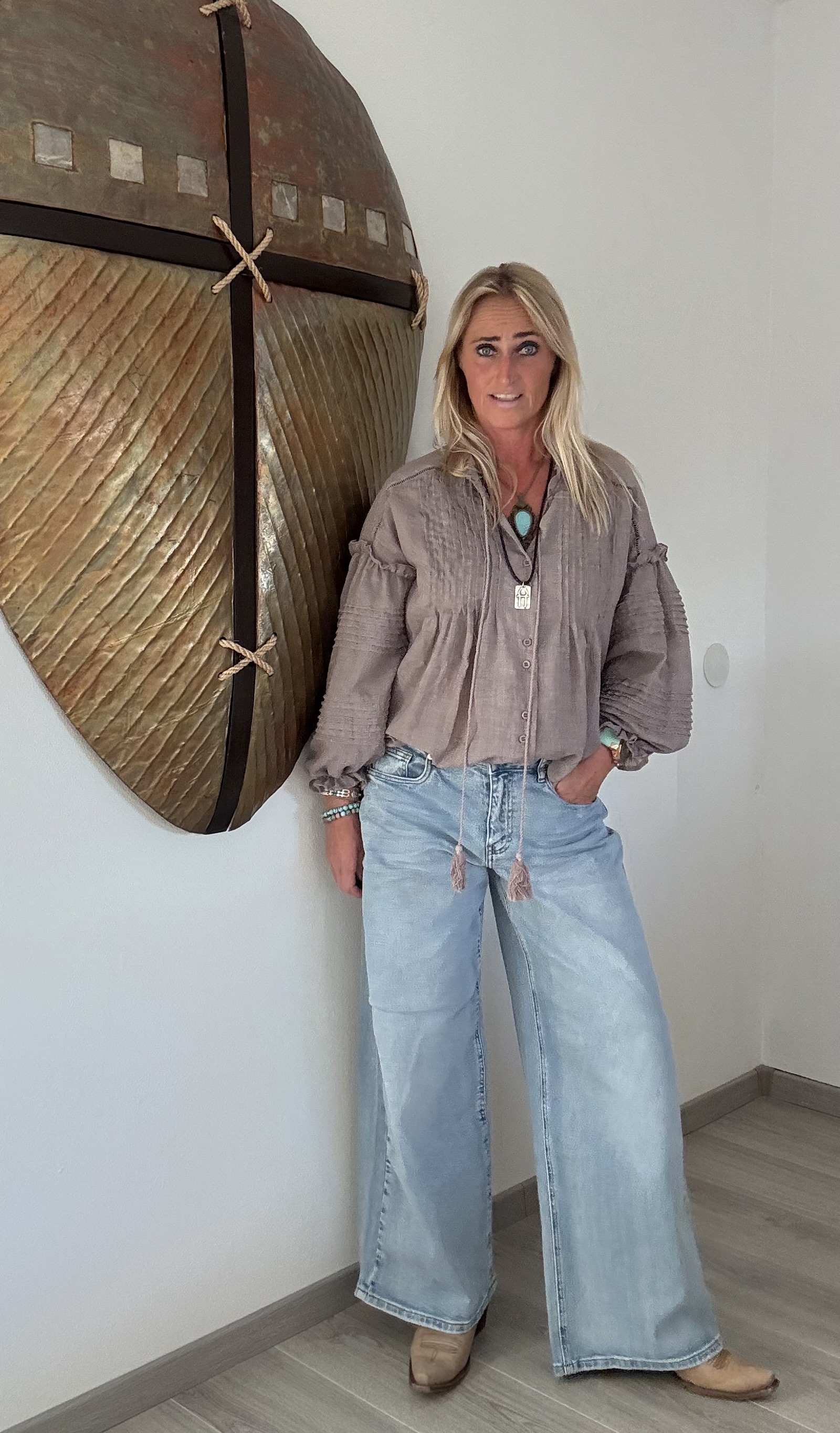 Boho Blouse Purple