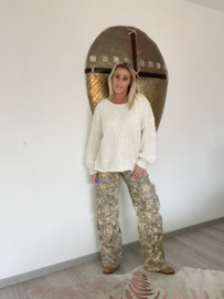 Cargo Camouflage Broek Steentjes