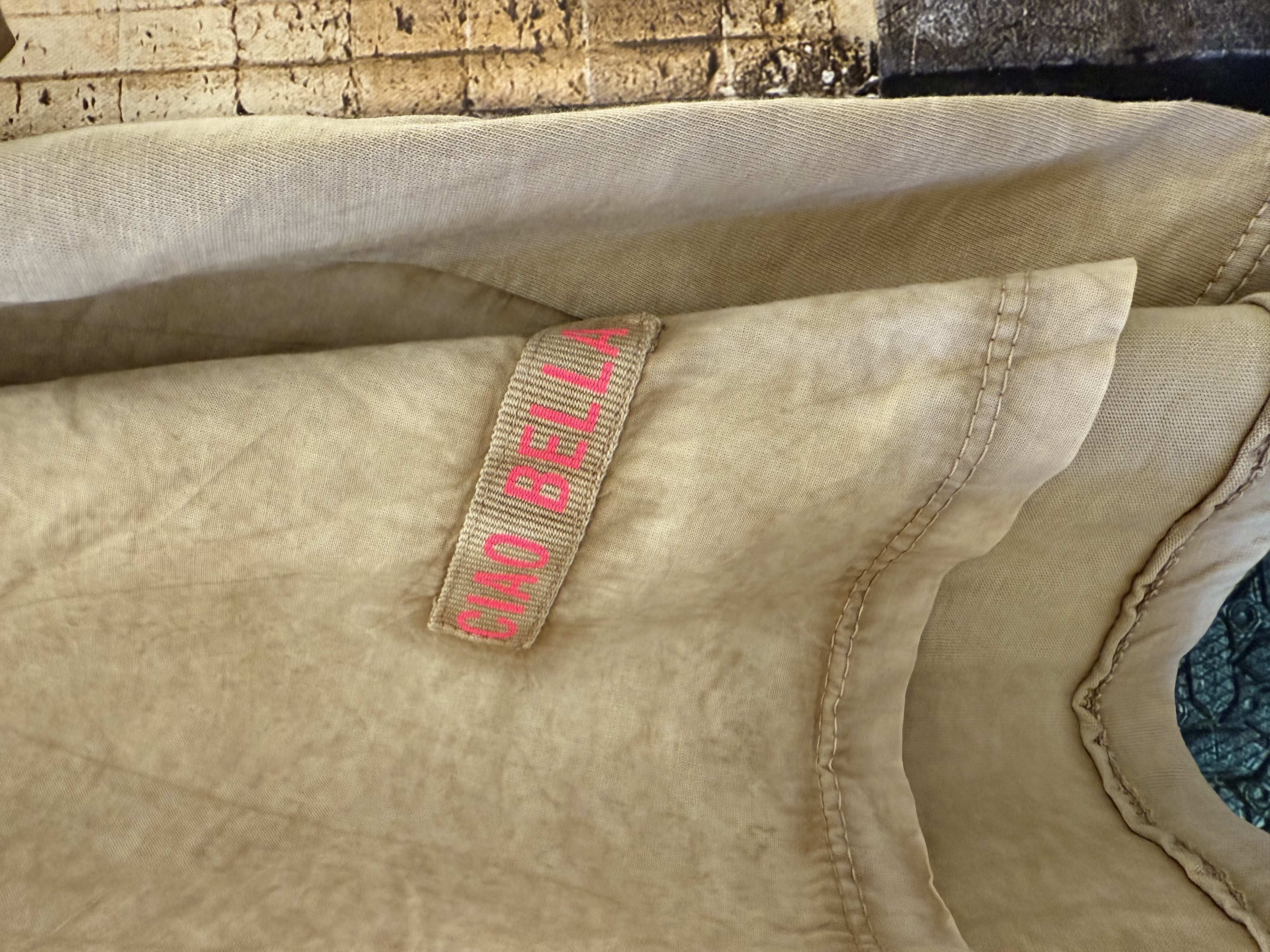 Shirt Ciao Bella Licht Bruin