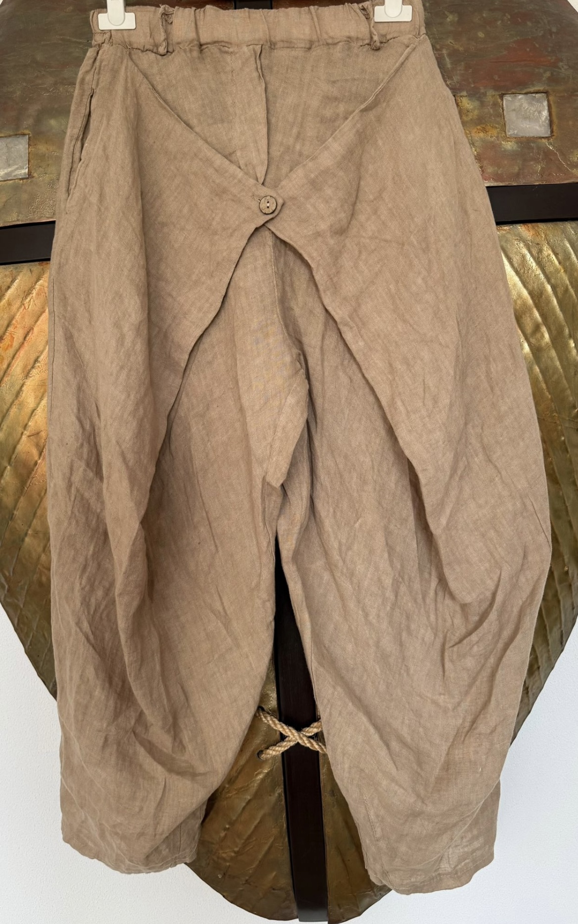 Linnen Broek Kuta Camel