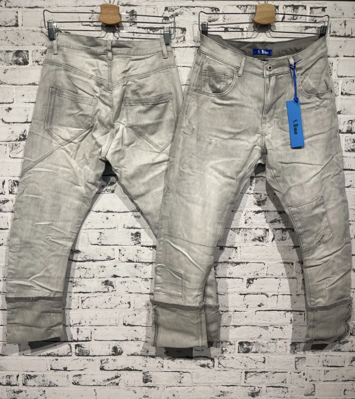 S. Women Baggy Jeans Licht Grijs SW1254
