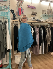 Omslagdoek Alpaca Turquoise