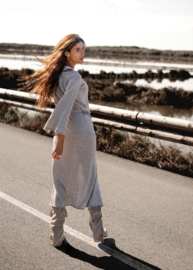 Elin Knitted Jurk Grijs