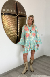 Boho Jurkje Turquoise
