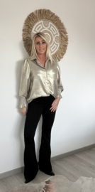 Flared Broek Zwart