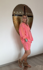Short Summer Coral/Fuchsia