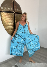 Jumpsuit Tie Dye Print Turquoise
