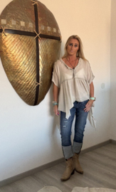 Boho Blouse Beige