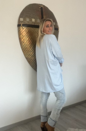 Shirt Whoever You Love Baby Blauw