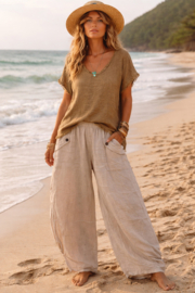 Linnen Broek Pure Beige