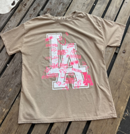 T-Shirt LA Taupe