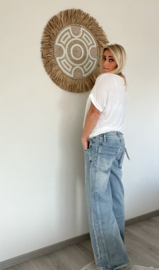 Toxik Jeans Wide Leg Blauw