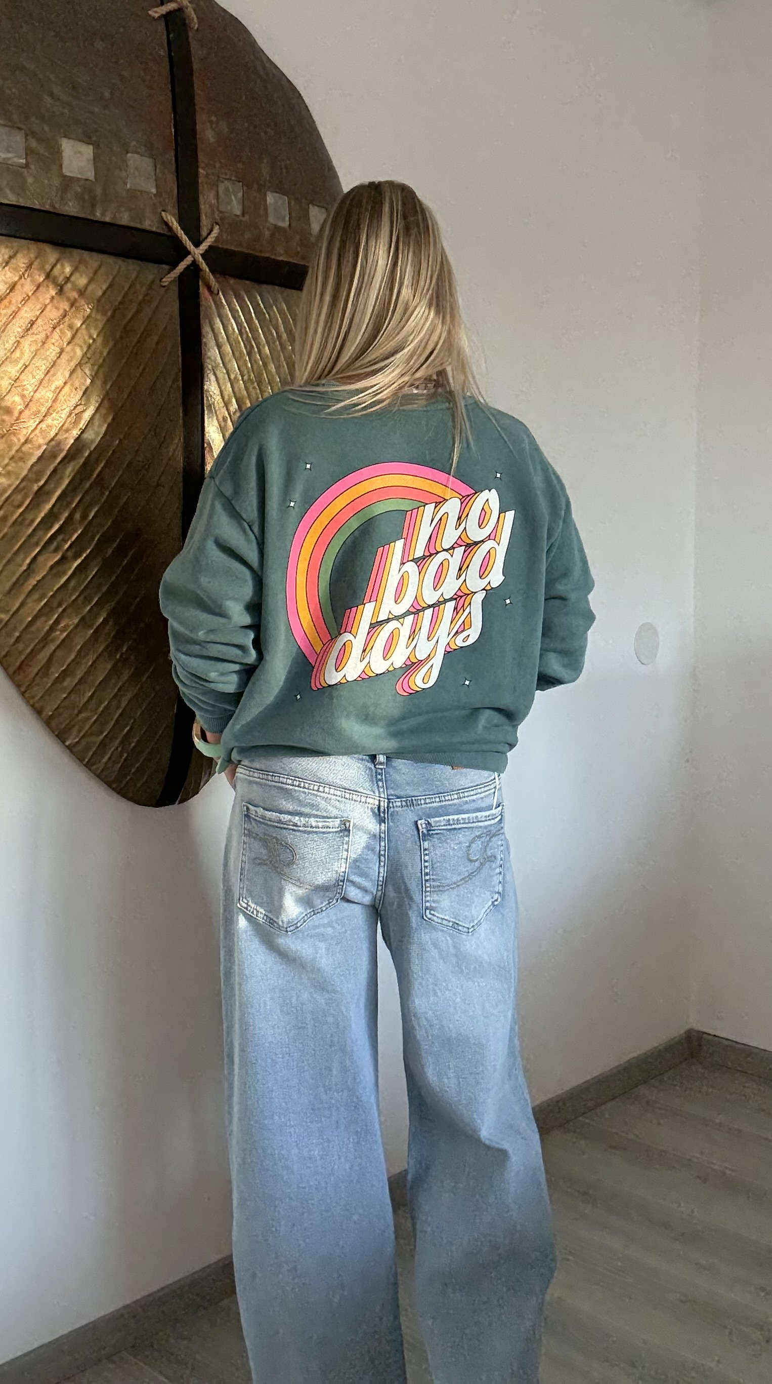 Trui No Bad Days Groen