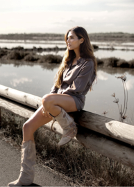 Seth Skort Donker Taupe