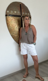 Short Broiderie Wit