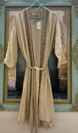 Kimono Dhalias Zandkleur
