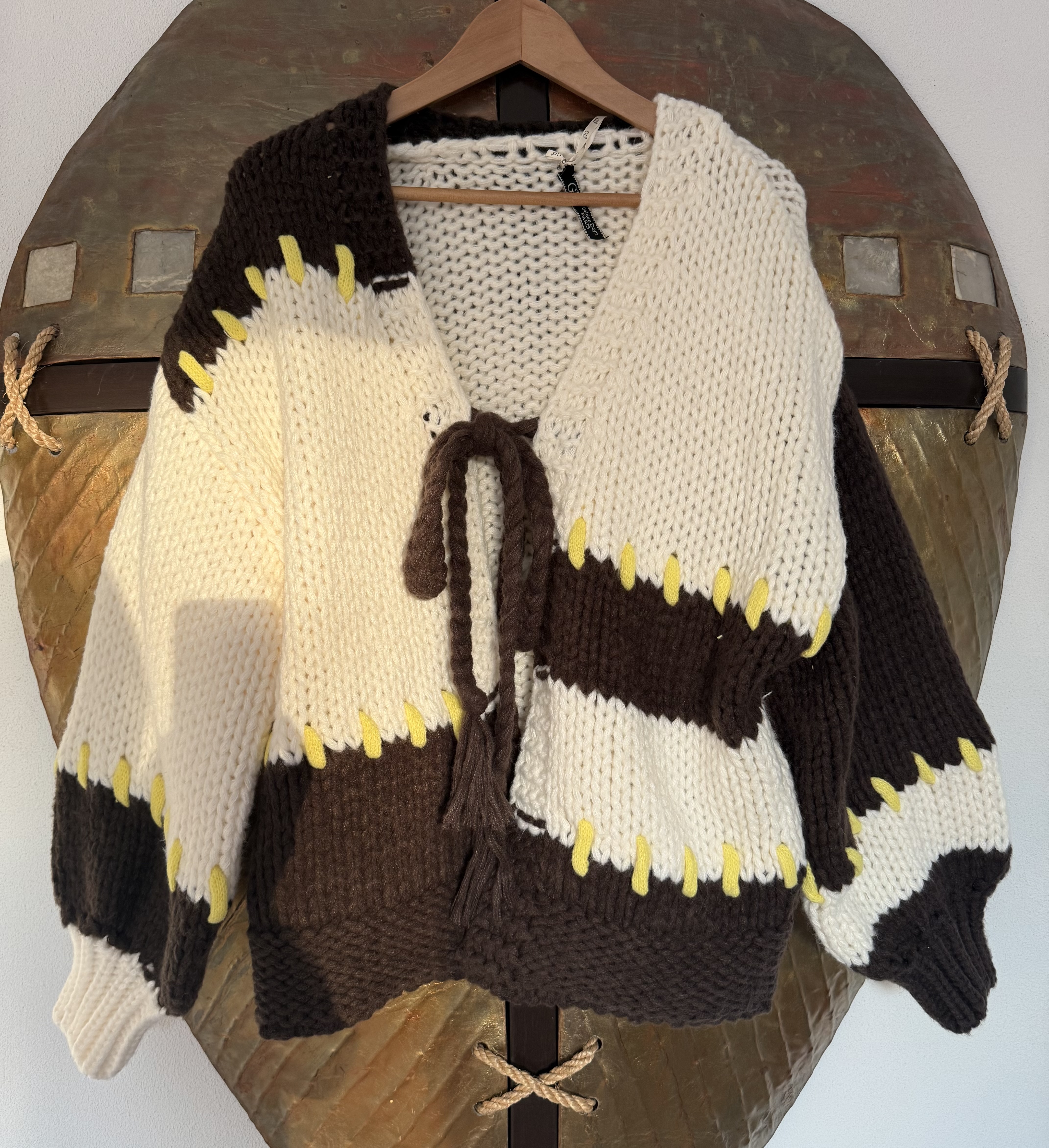 Vest Bailey Bruin/Wit