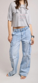 Toxik Cargo Jeans Licht Blauw
