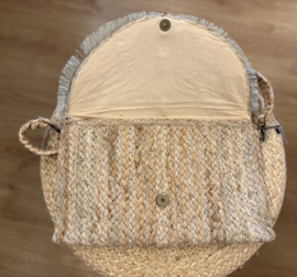 Jute Schoudertas Schelpen