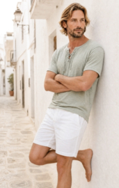 Isla Ibiza T-Shirt Mateo Antique Groen
