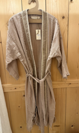 Kimono Dhalias Oud Roze