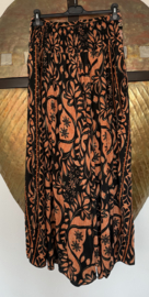 Silky Broekrok Oranje/Zwart