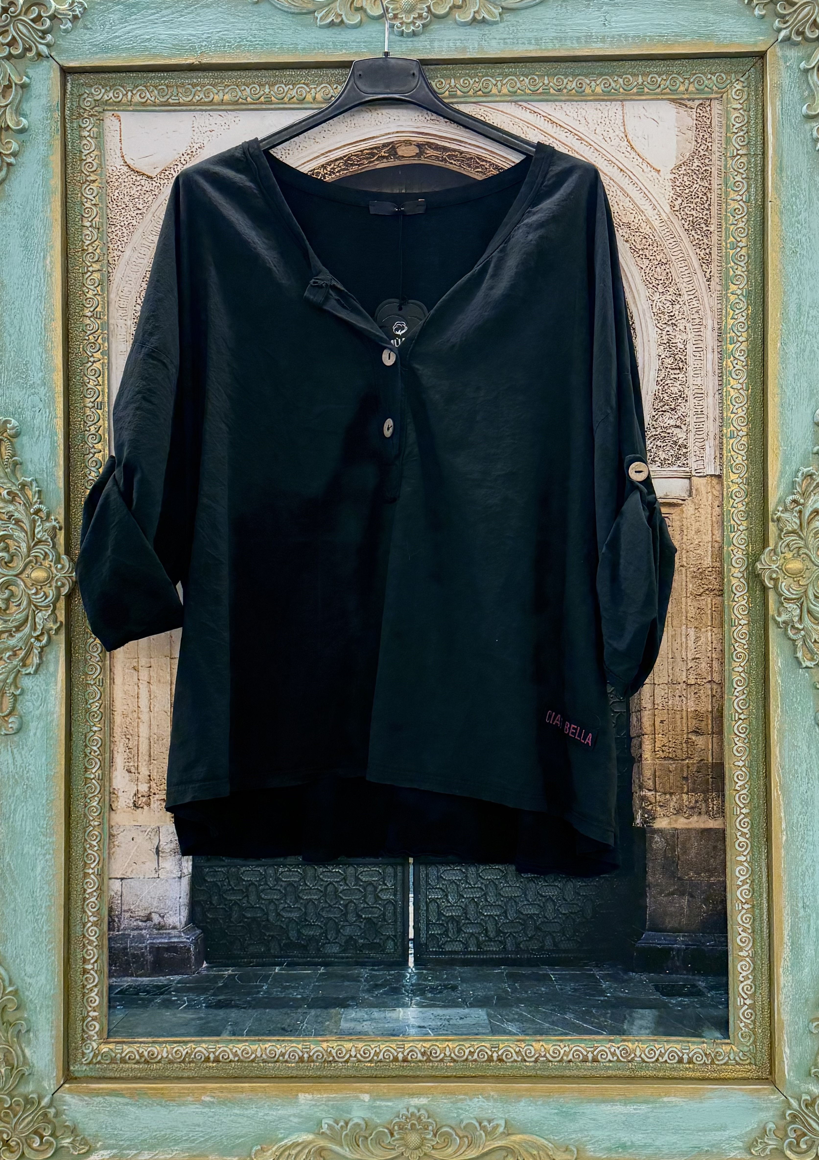 Shirt Ciao Bella Zwart