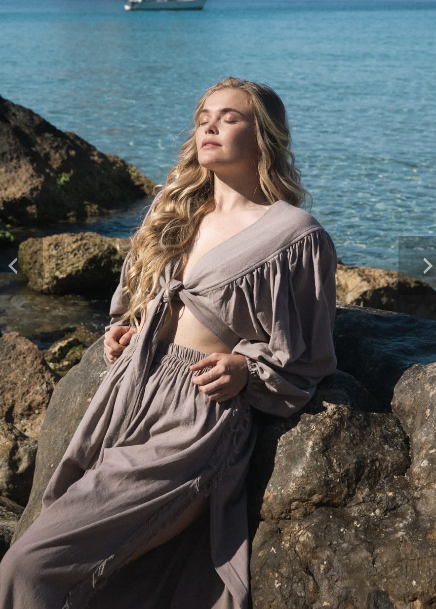 Boho Set Fringe Bruin