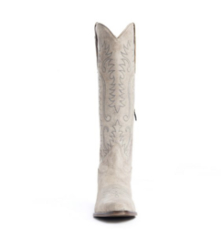 Prairie Western Boots Ivoor