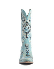 Kaiso Western Boots Turquoise
